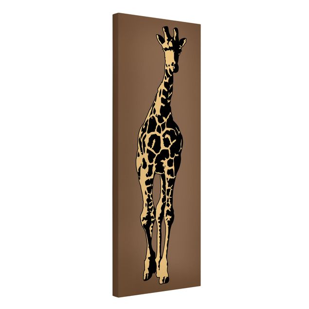 Déco mur cuisine Grande girafe