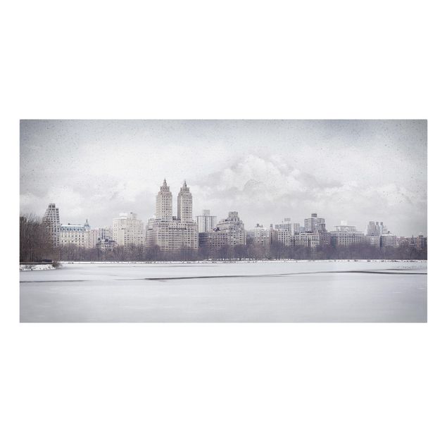 Tableau ville No.YK2 New York sous la neige