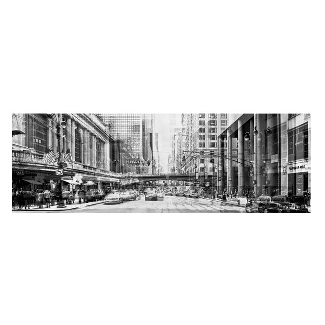 Tableaux sur toile en noir et blanc NYC Urban Noir et Blanc
