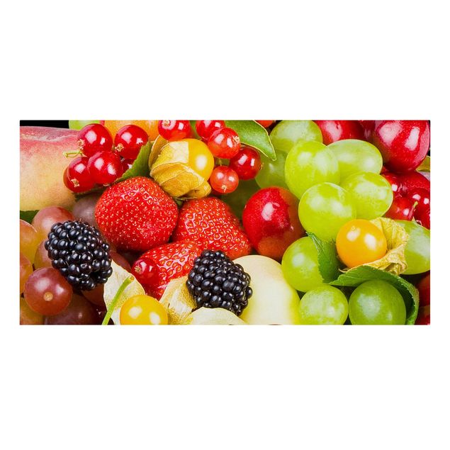 Tableaux sur toile avec légumes et fruit Mélange de fruits