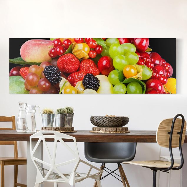 Déco murale cuisine Mélange de fruits