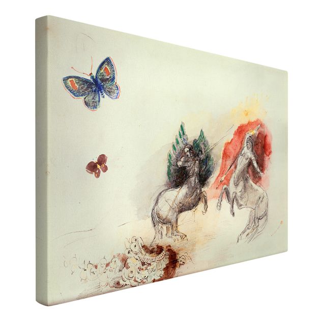 Toile papillon Odilon Redon - Bataille des Centaures