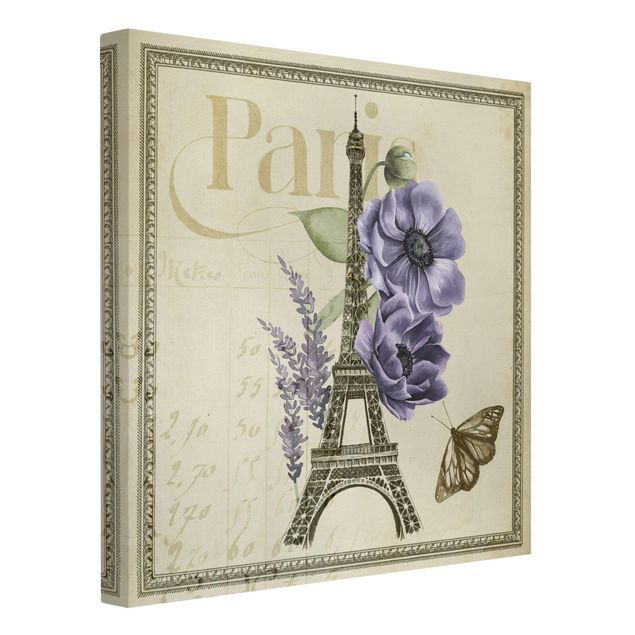 Tableaux moderne Collage de Paris Tour Eiffel