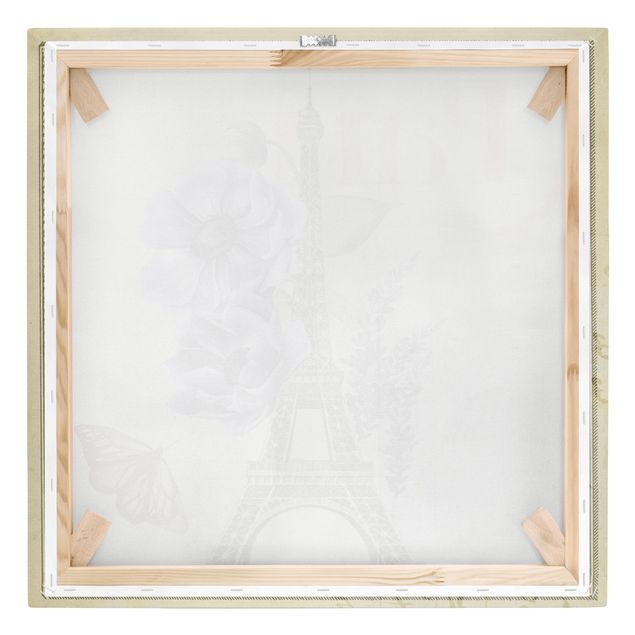 Tableaux muraux Collage de Paris Tour Eiffel