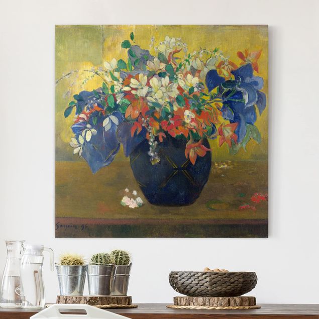 Décorations cuisine Paul Gauguin - Fleurs dans un vase