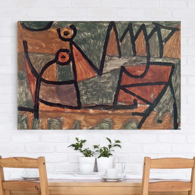 Déco mur cuisine Paul Klee - Voyage en bateau sinistre