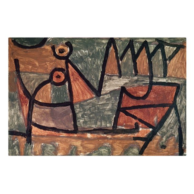 Tableaux reproductions Paul Klee - Voyage en bateau sinistre