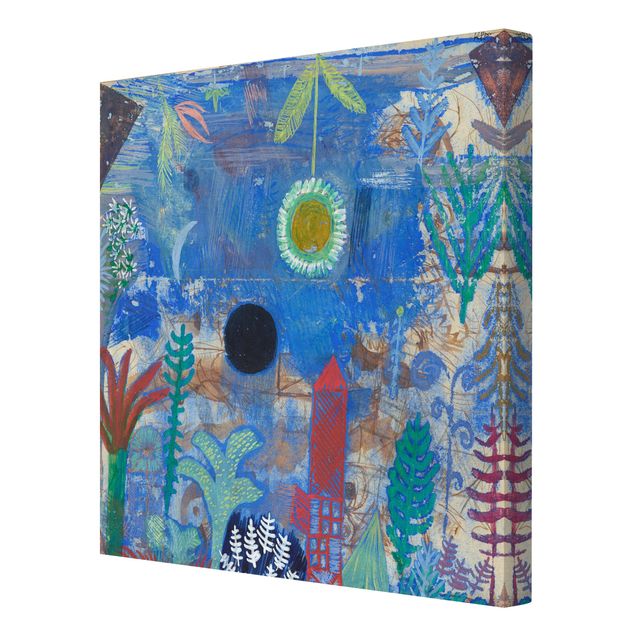 Tableau deco bleu Paul Klee - Paysage englouti