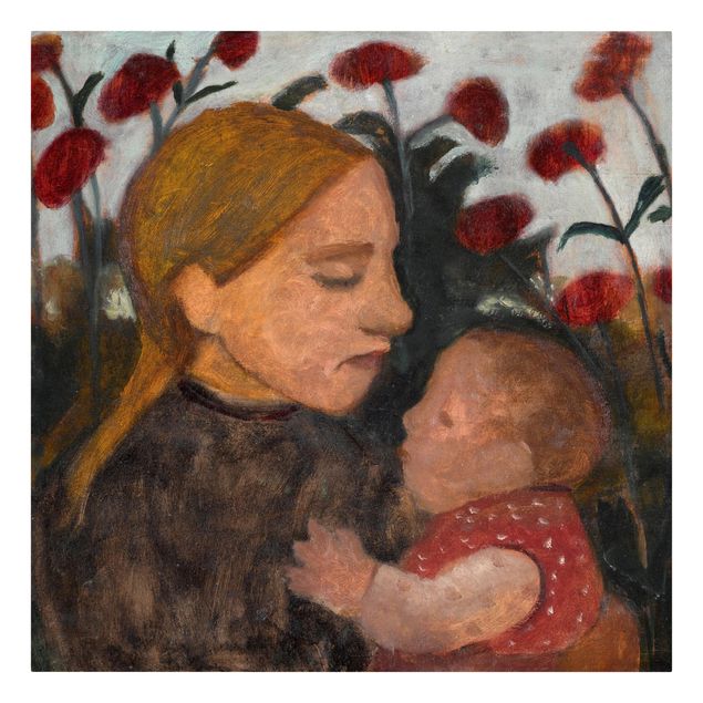 Tableaux portraits Paula Modersohn-Becker - Fille et enfant