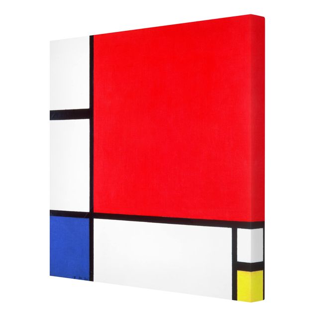 Tableaux reproductions Piet Mondrian - Composition avec rouge, bleu et jaune