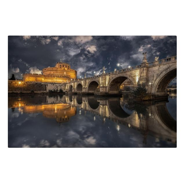 Tableau ville Ponte Sant'Angelo à Rome