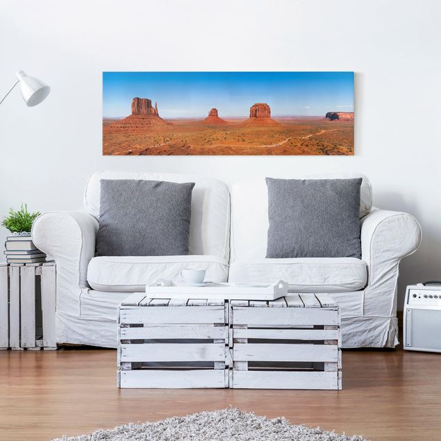 Tableaux sur toile avec désert Randonnée sur le plateau du Colorado