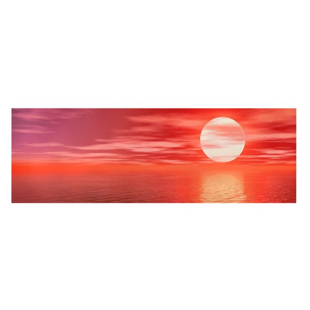 Toile coucher de soleil Red Sunset