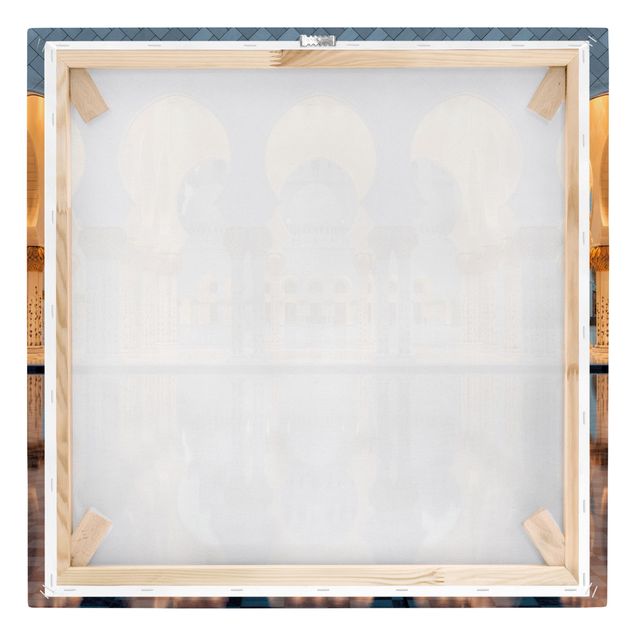 Tableaux toile Reflets dans la mosquée
