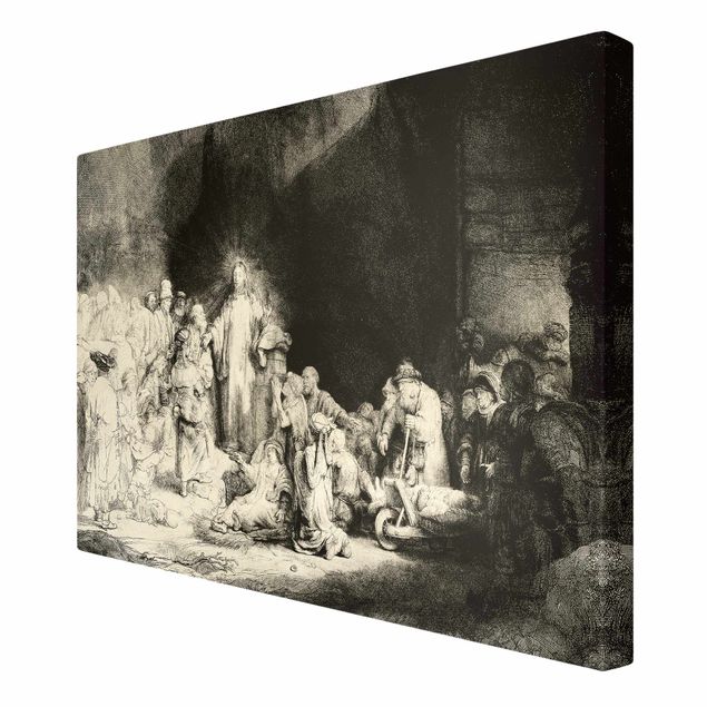 Tableau moderne Rembrandt van Rijn - Le Christ guérissant un malade. Les cent florins