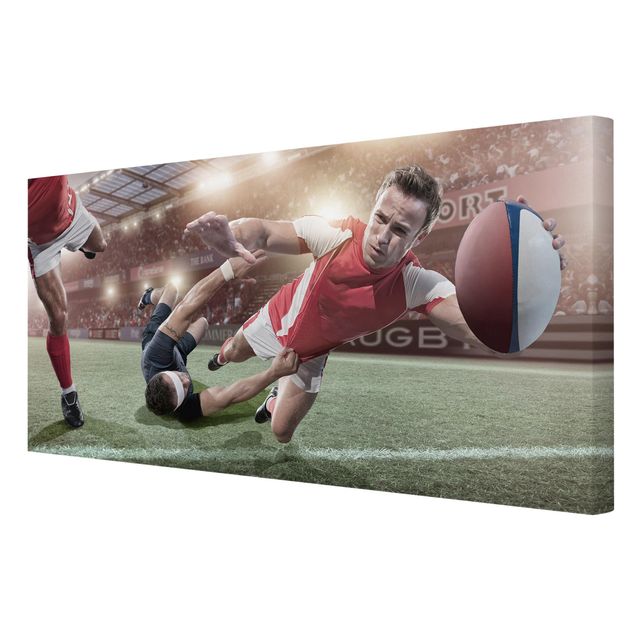 Impression sur toile - Rugby In Motion