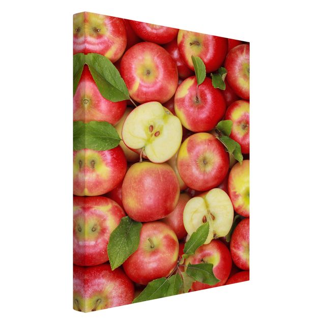 Tableaux fruits Pommes juteuses