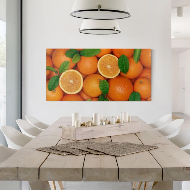 tableaux floraux Oranges juteuses