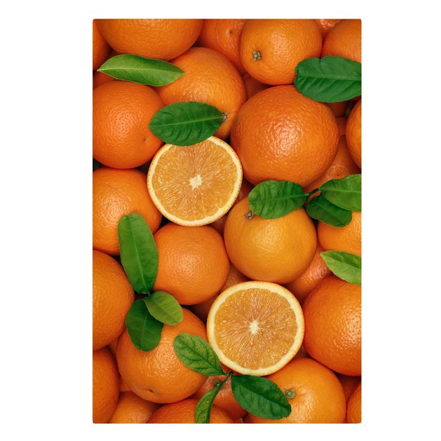 Tableaux sur toile avec légumes et fruit Oranges juteuses