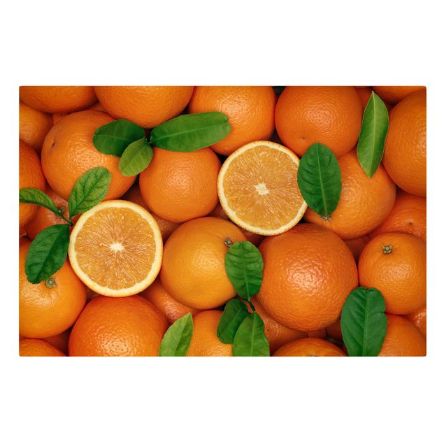 Tableaux sur toile avec légumes et fruit Oranges juteuses