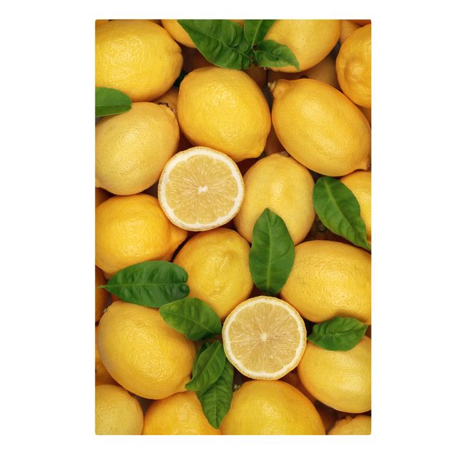 Tableaux sur toile avec légumes et fruit Citrons juteux
