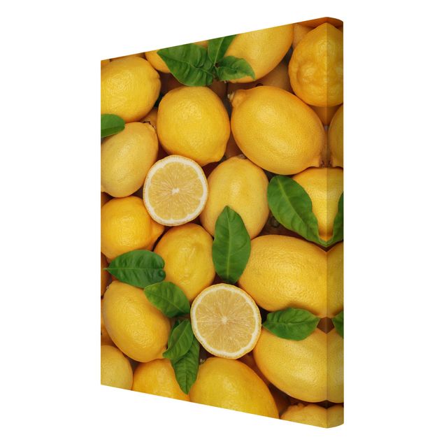 Tableaux jaunes Citrons juteux