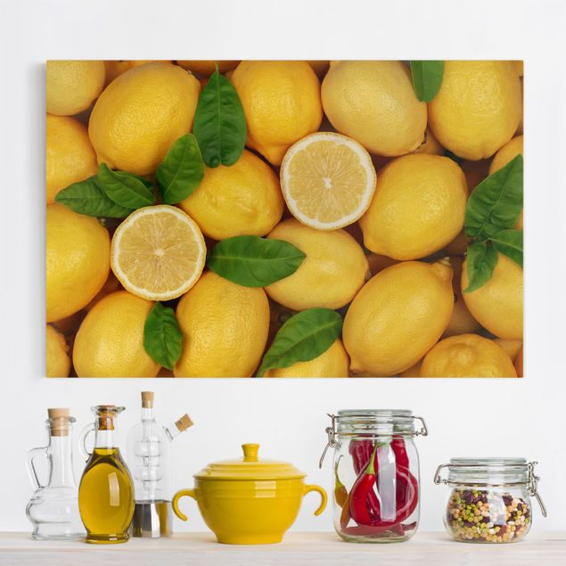 Décorations cuisine Citrons juteux