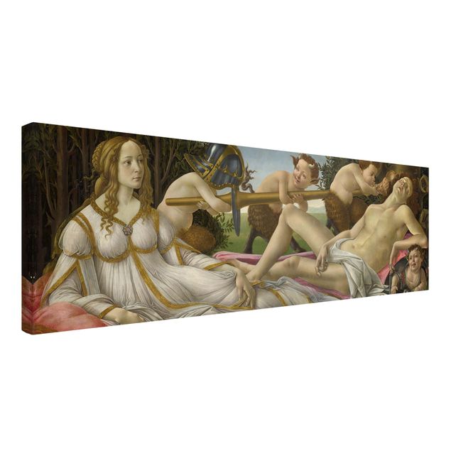 Tableau portrait Sandro Botticelli - Vénus et Mars