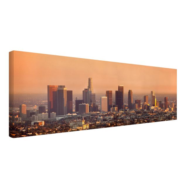Tableau de ville Silhouette urbaine de Los Angeles