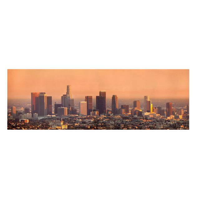 Tableau toile ville Silhouette urbaine de Los Angeles
