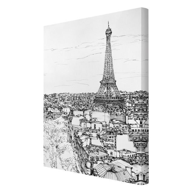 Tableaux moderne Étude de la ville - Paris