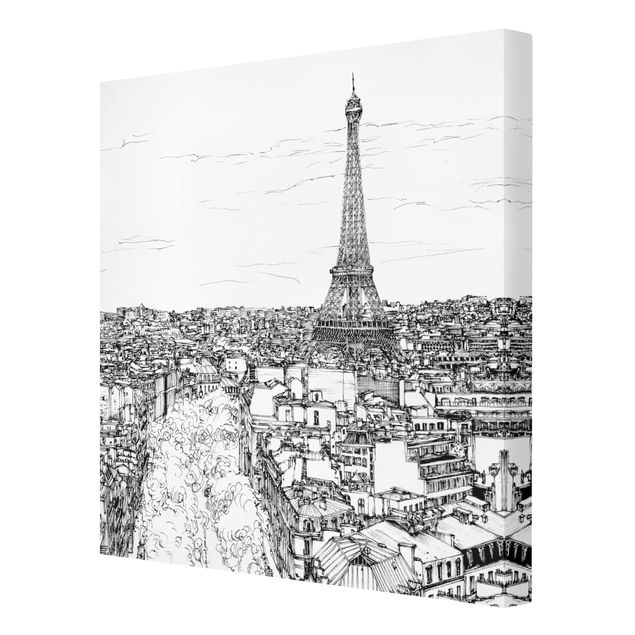 Tableaux moderne Étude de la ville - Paris