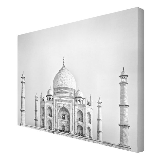 Tableau décoration Taj Mahal en gris