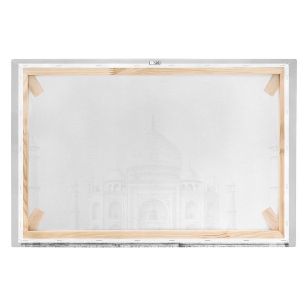 Impressions sur toile Taj Mahal en gris