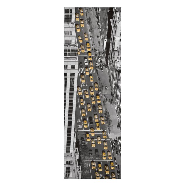 Tableaux sur toile en noir et blanc Circulation à Manhattan