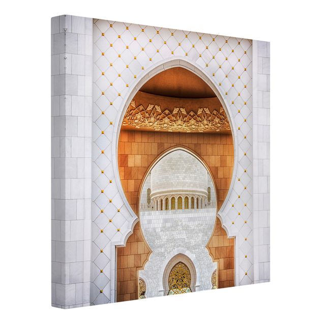 Tableau de ville Porte de la mosquée