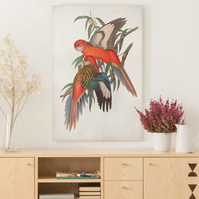 Déco murale cuisine Tropical Parrot I