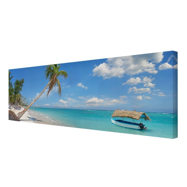 Toile paysage mer Plage tropicale