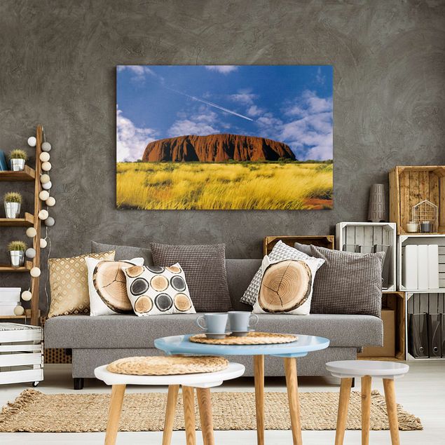 Tableaux sur toile avec désert Uluru