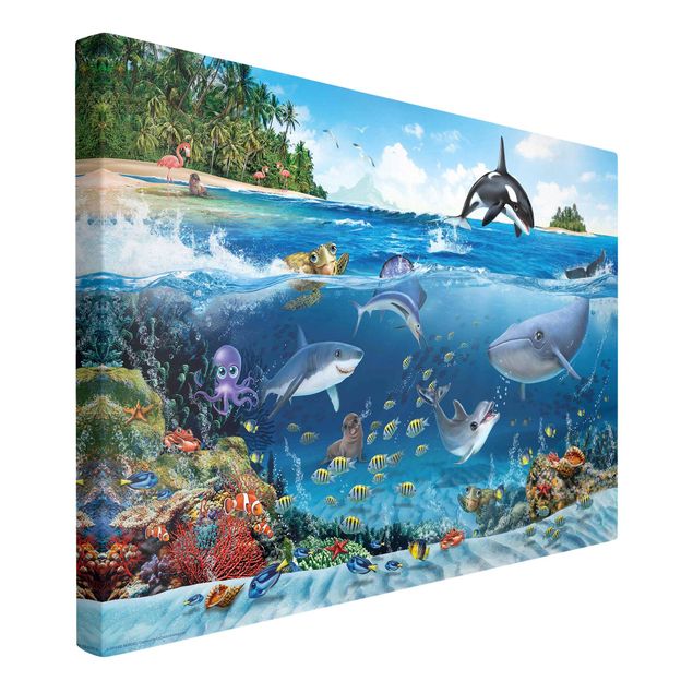 Tableaux poissons Animal Club International - Le monde sous-marin avec des animaux