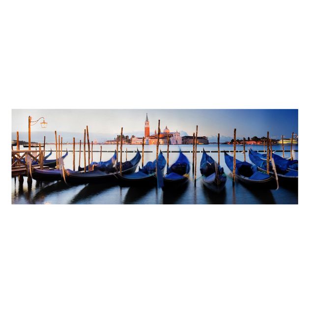 Tableau moderne Gondoles de Venise