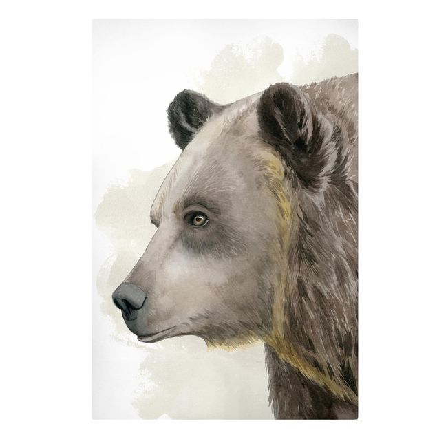 Toile animaux Amis de la forêt - Ours