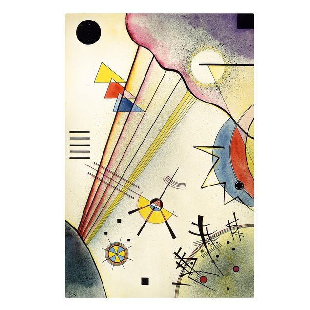 Tableau art abstrait Wassily Kandinsky - Connexion significative