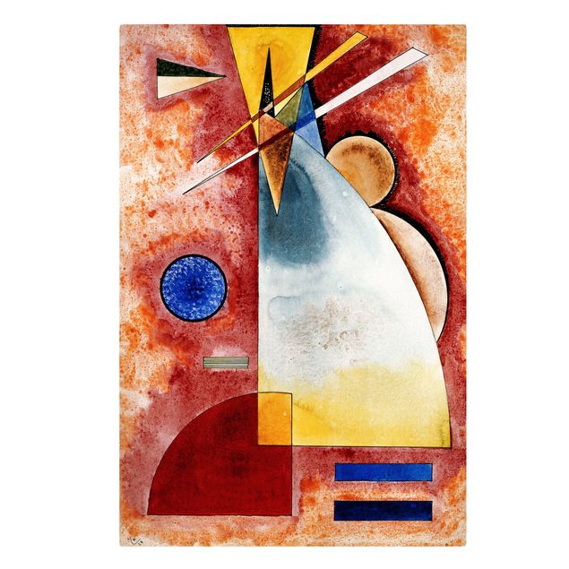 Tableau art abstrait Wassily Kandinsky - Dans l'un l'autre