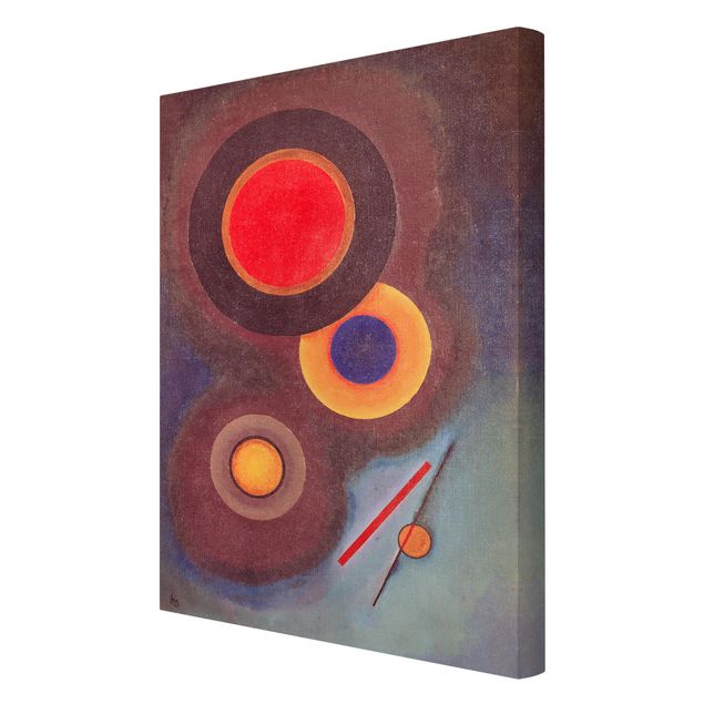 Tableau reproduction Wassily Kandinsky - Cercles et lignes