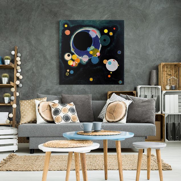 Décoration artistique Wassily Kandinsky - Cercles d'esquisses