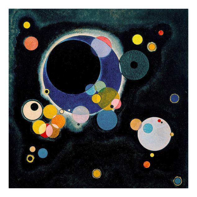Tableaux abstraits Wassily Kandinsky - Cercles d'esquisses