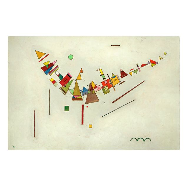 Tableaux abstraits Wassily Kandinsky - Balancement angulaire