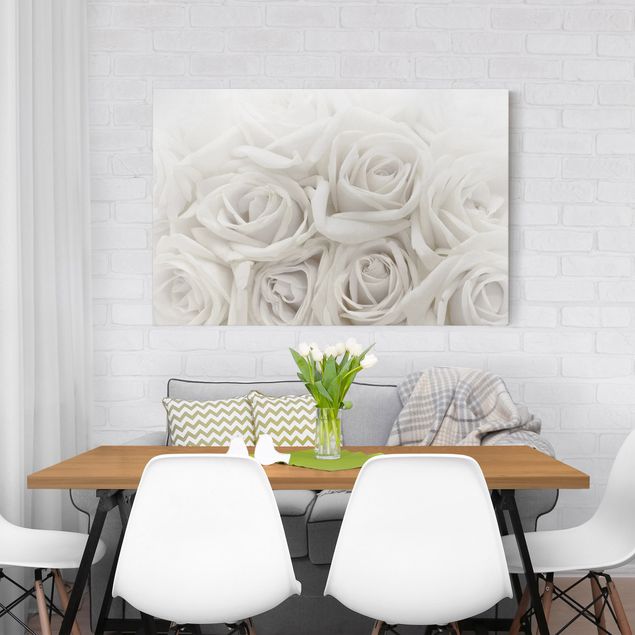 Tableaux modernes White Roses