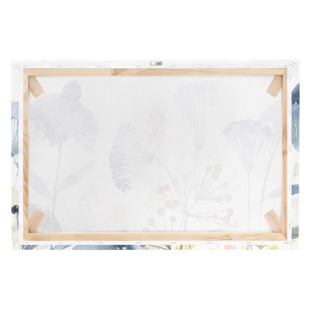 Impression sur toile - Wildflower Watercolour I